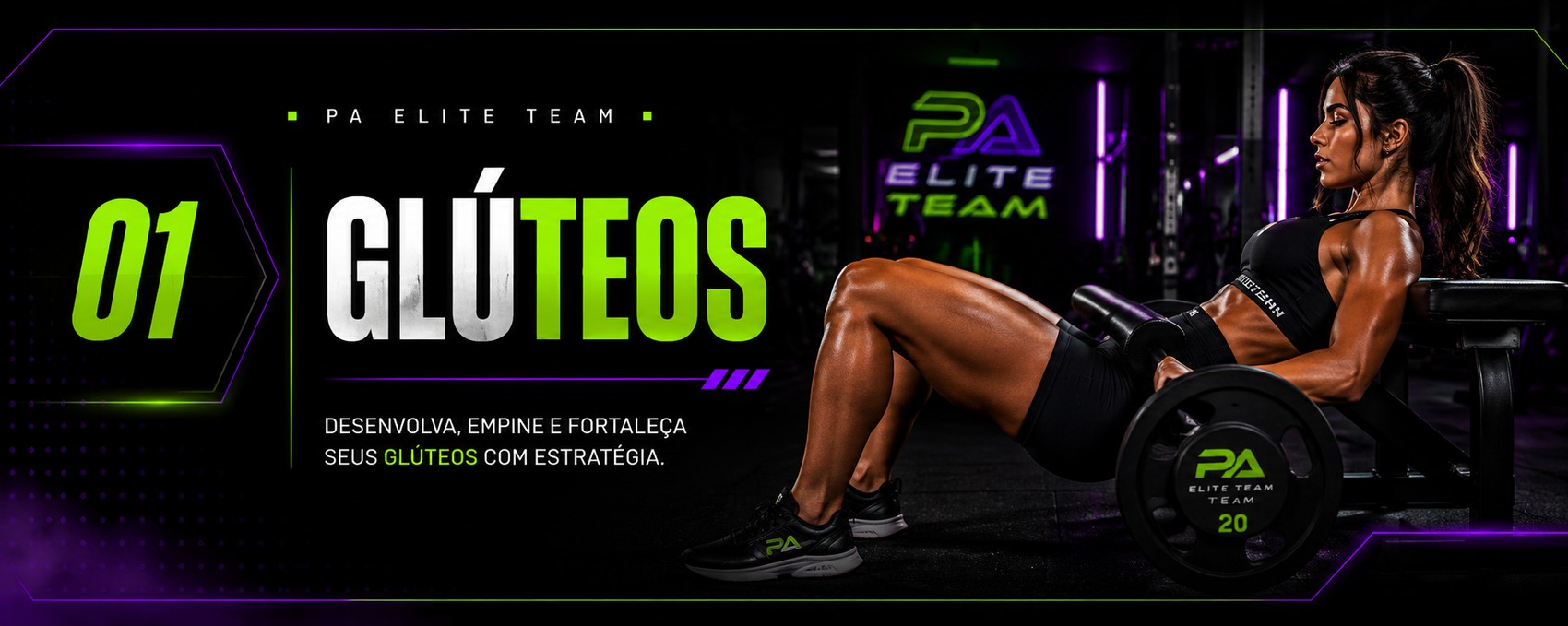 Treino 1 — Glúteos